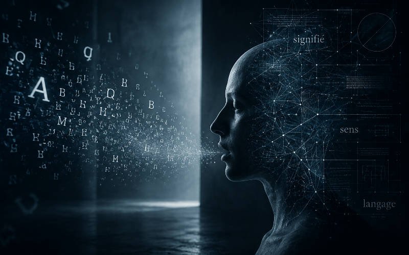 Language, symbols and artificial intelligence communication
