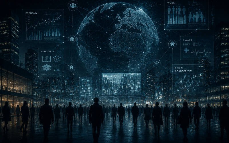 Artificial intelligence impact on society and institutions